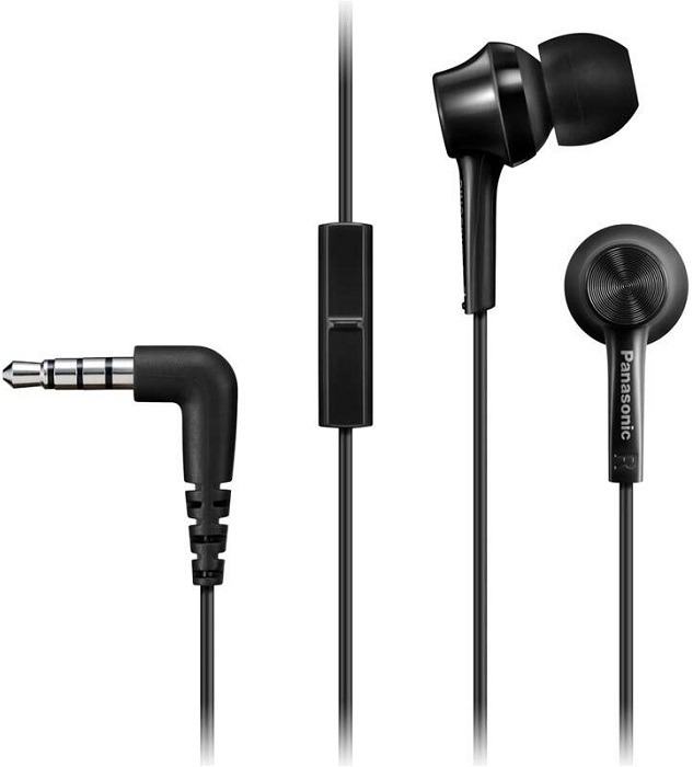 Sluchátka Panasonic RP-TCM115E-K / 3,5 Jack / černá Varianta: ivi1