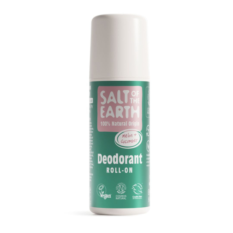 SALT OF THE EARTH Deo roll-on Pure Aura Melon & Cucumber, 75ml
