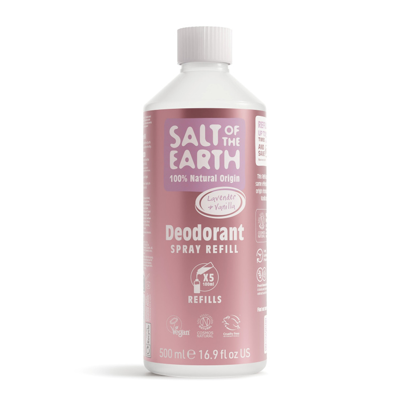 SALT OF THE EARTH Náplň – Deo sprej Lavender & Vanilla, 500ml