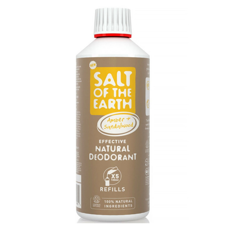 SALT OF THE EARTH Náplň – Deo sprej Ambra & Santal, 500ml