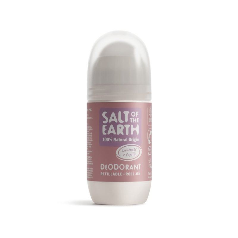 SALT OF THE EARTH Přírodní Deo Roll-on Lavender & Vanilla plnitelný, 75ml
