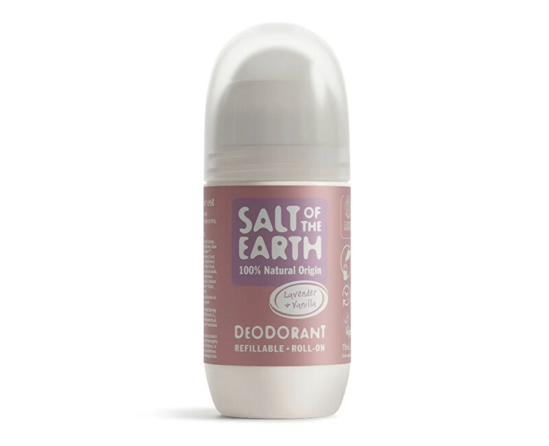 SALT OF THE EARTH Přírodní Deo Roll-on Lavender & Vanilla plnitelný, 75ml