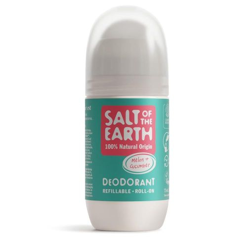 SALT OF THE EARTH Přírodní Deo roll-on Melon & Cucumber plnitelný, 75ml