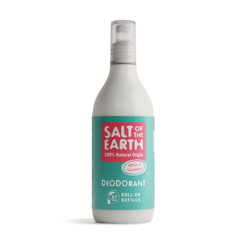 SALT OF THE EARTH Náplň – Přírodní Deo Roll-on Melon & Cucumber, 525ml