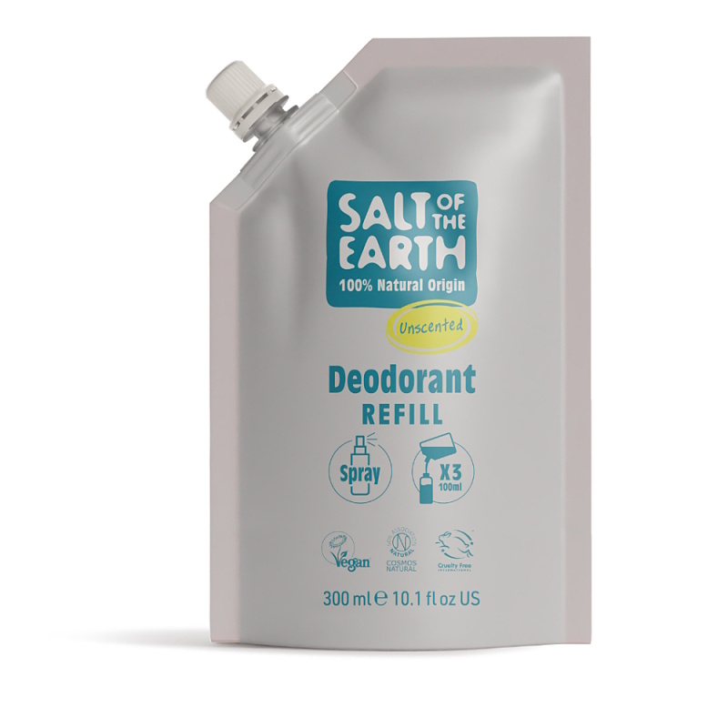 SALT OF THE EARTH Náplň deodorant spray unscented 300 ml