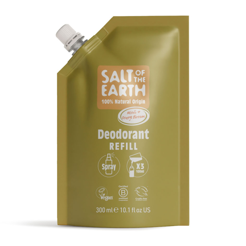 Salt Of The Earth Deodorant ve spreji Neroli & Orange Blossom Deodorant Refill - náplň 300 ml