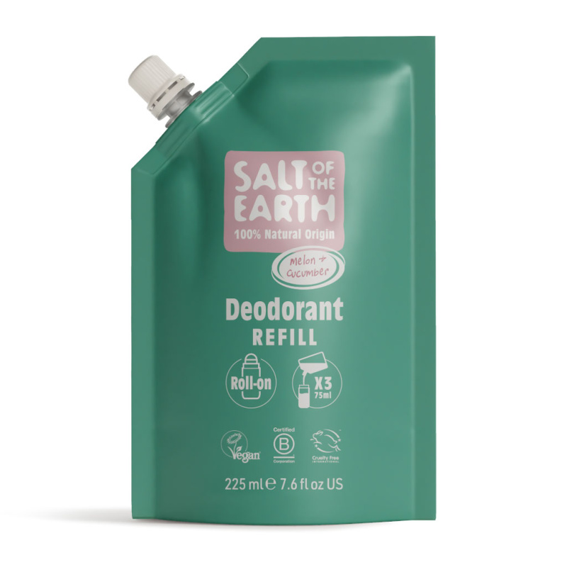 SALT OF THE EARTH Přírodní deo roll-on melon & cucumber 225 ml