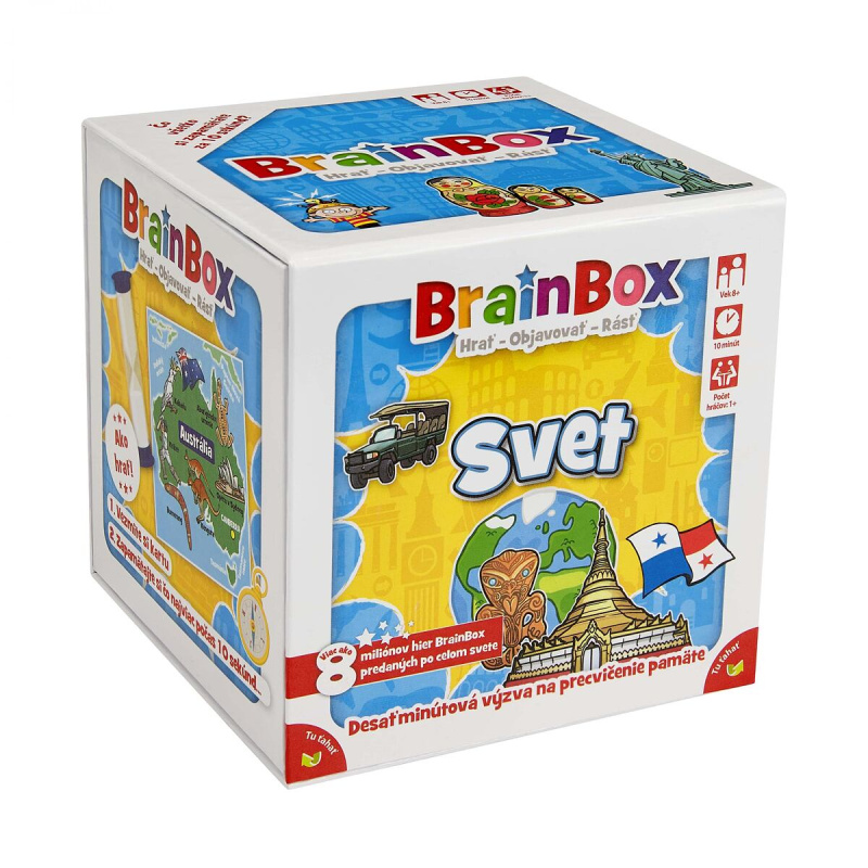Brainbox Svet (V kocke!) - hra z kategorie Vzdělávací hry