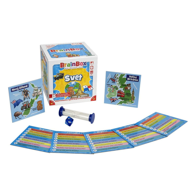 Brainbox Svet (V kocke!) - hra z kategorie Vzdělávací hry