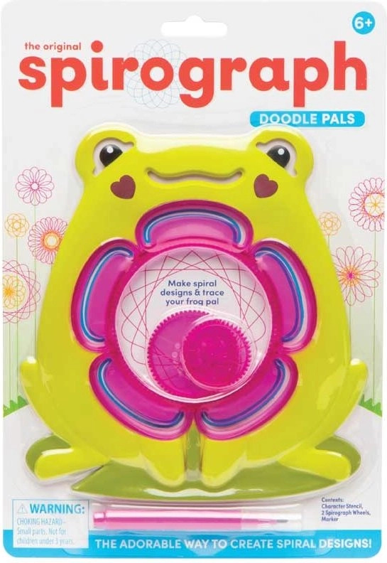 Spirograf žába – kreativní sada pro spirálové mandaly