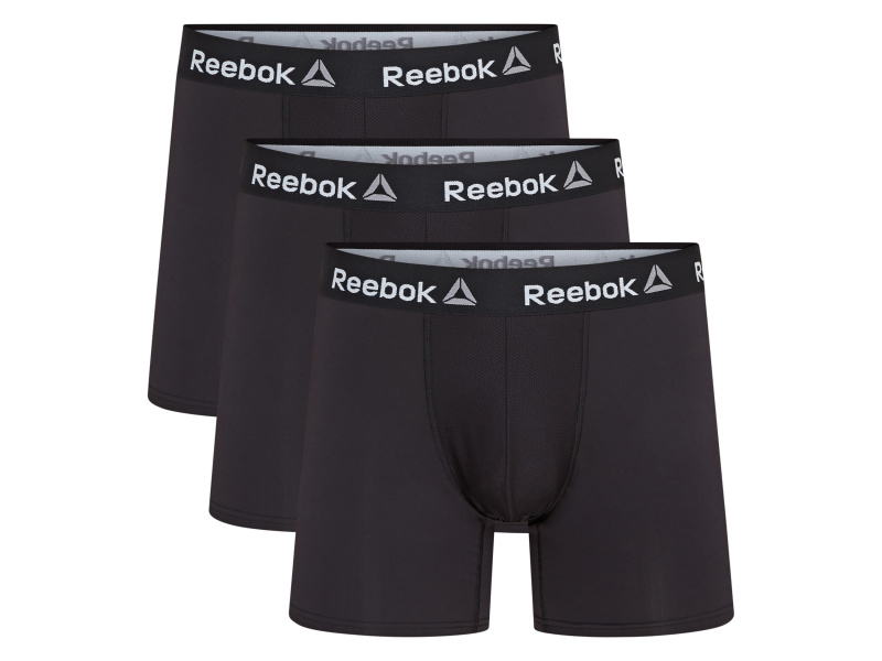 Reebok Pánské boxerky, 3 kusy (černá, L)