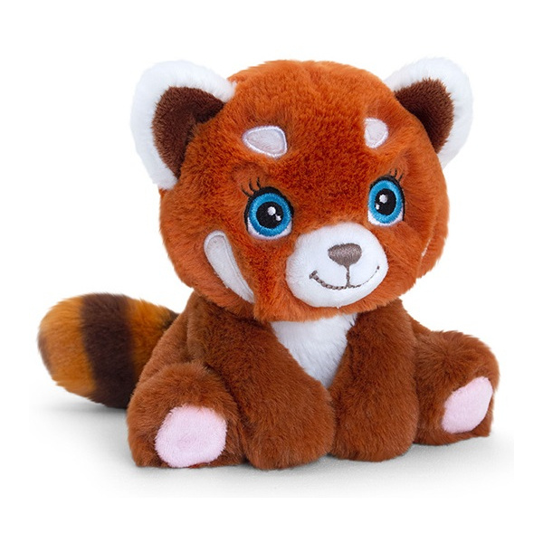 Keel Toys SE1537 Keeleco Panda červená  - eko plyšová hračka 16 cm