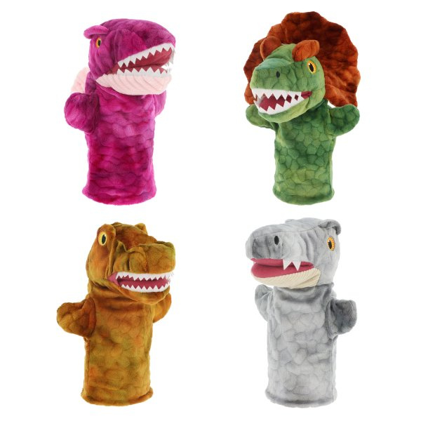 Keeleco dinosaurus – maňásek na ruku 27 cm, assort - 1 kus