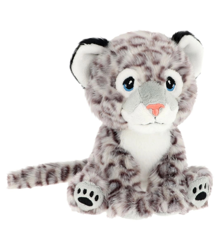 Keel Toys Keeleco sněžný levhart – ekoplyšák 14 cm