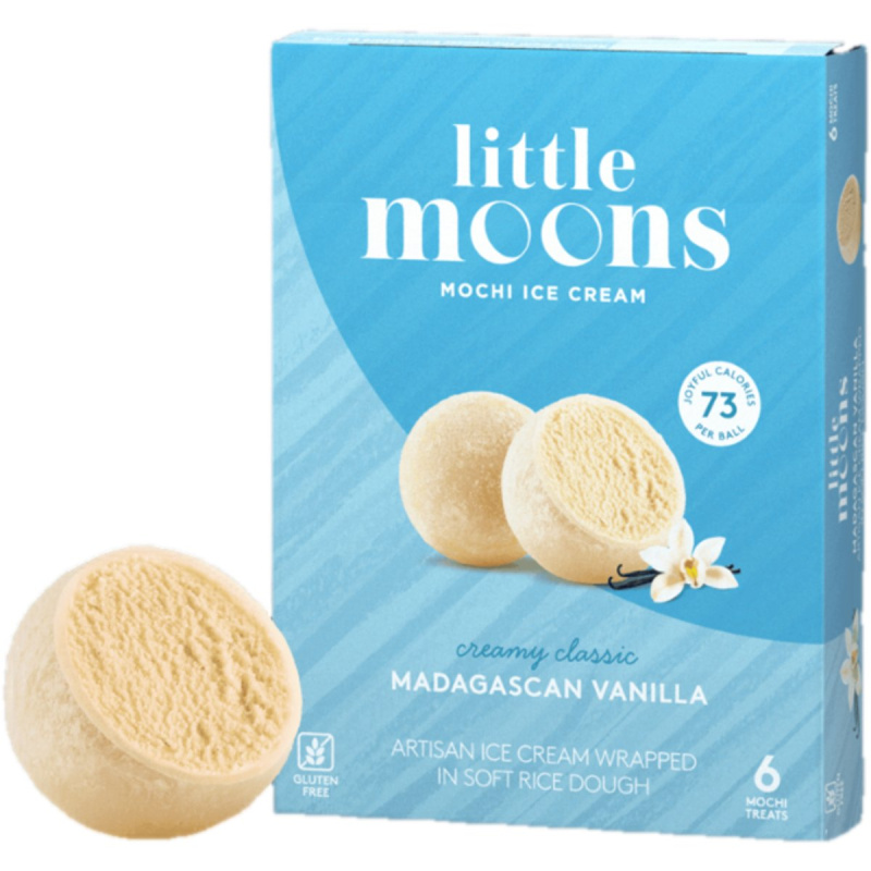 Little Moons Mochi se zmrzlinou s příchutí madagaskarské vanilky