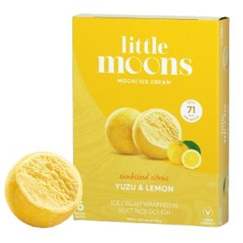 Little Moons Vegan yuzu mochi se zmrzlinou