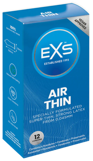 EXS Air Thin Kondomy 12 ks