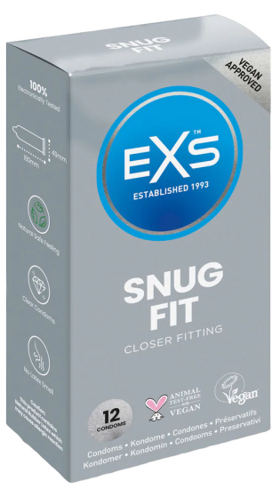 EXS Snug Fit Kondomy 12 ks