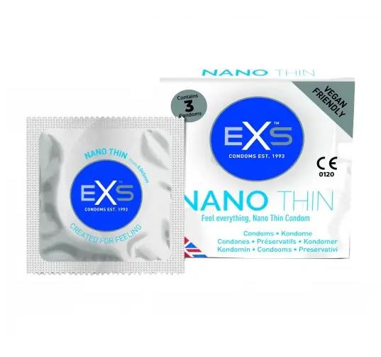 EXS Nano Thin kondomy 3 ks