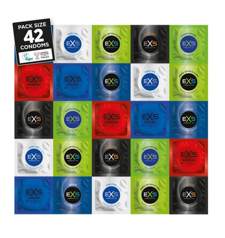EXS Variety Pack 2 Kondomy 42 ks