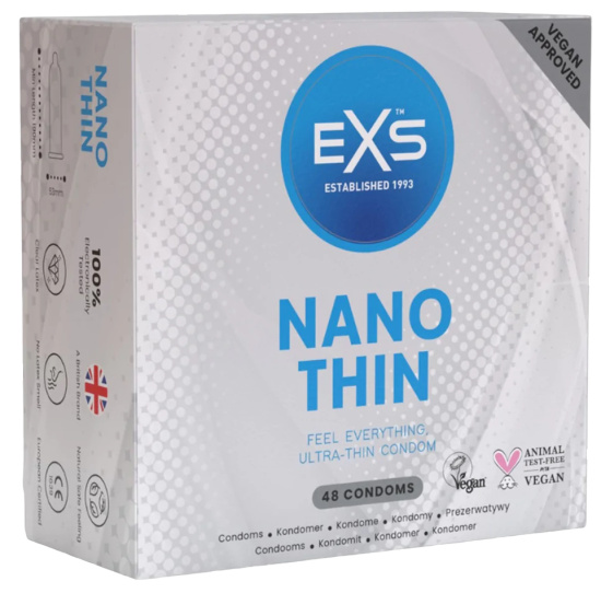 EXS Nano Thin pack Kondomy 48 ks