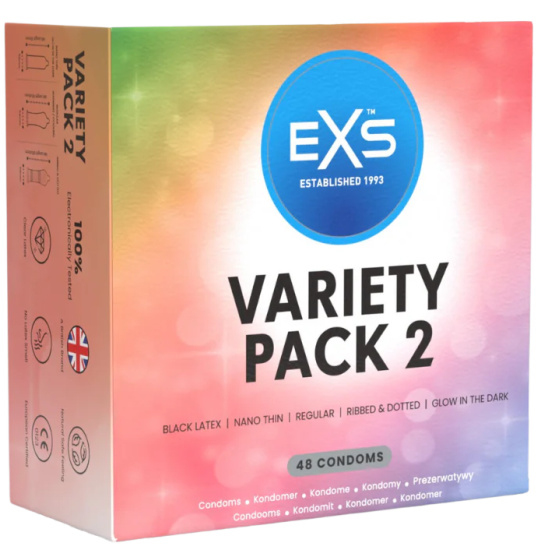 EXS Variety pack 2 Kondomy 48 ks