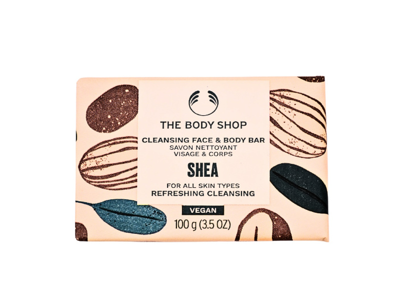 The Body Shop Tělové a pleťové mýdlo shea