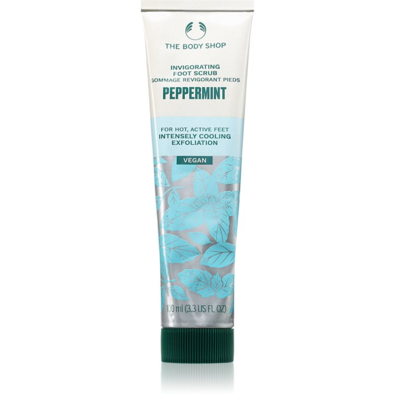 The Body Shop Peppermint Foot Scrub peeling s mátou peprnou 100 ml