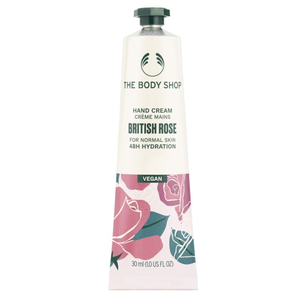 The Body Shop British Rose Hand Cream hydratační krém na ruce 100 ml