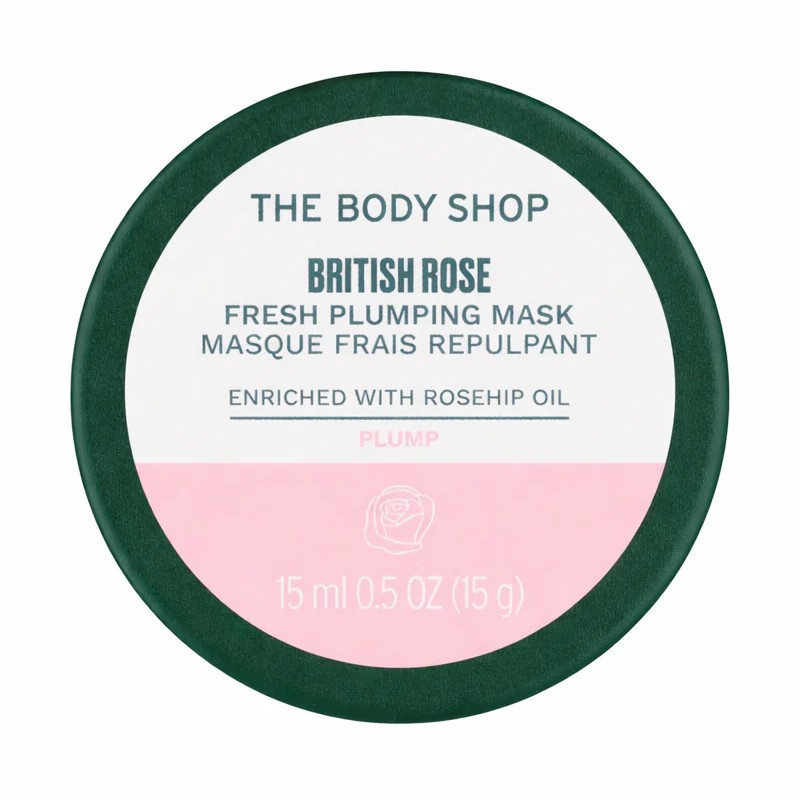 The Body Shop Pleťová maska pro suchou pleť British Rose (Fresh Plumping Mask) 15 ml