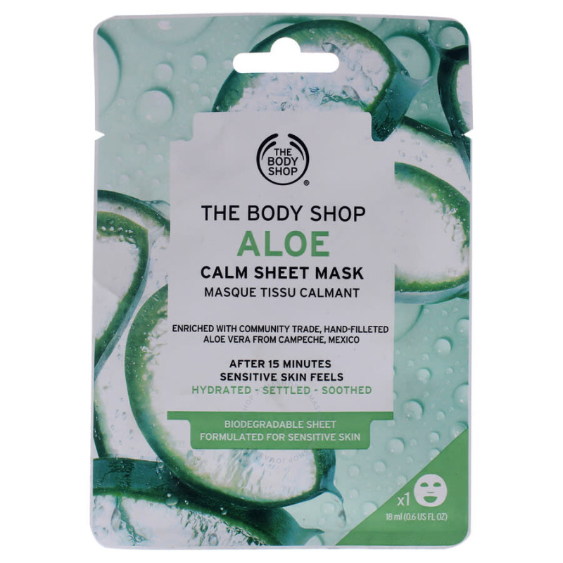 The Body Shop Hydratační plátýnková maska Aloe Calm Sheet Mask 18 ml