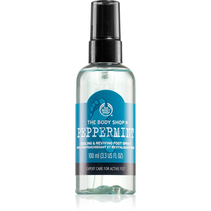 The Body Shop Peppermint Foot Spray sprej na nohy s chladivým účinkem 100 ml