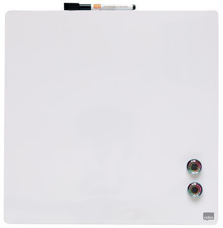 Magnetická popisovatelná tabule Nobo - 36 x 36 cm, bílá