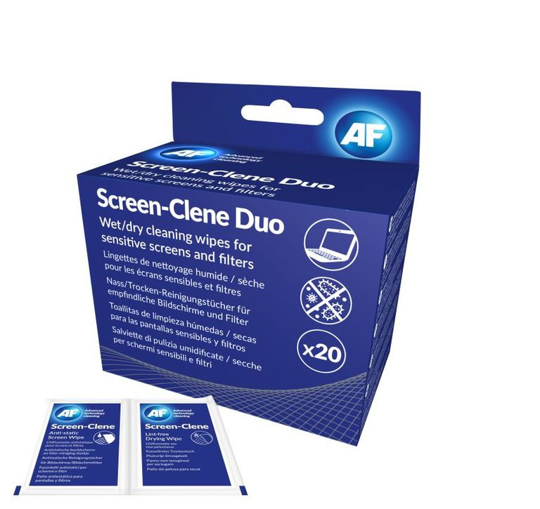 AF Screen-Clene Duo - čisticí prostředek - 10 x 2 ks