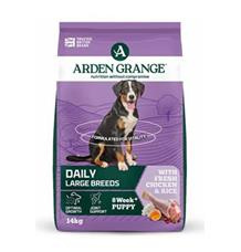 Arden Grange Dog Puppy/Junior Large with Chic&Rice 14kg