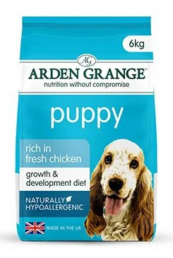 Arden Grange Dog Puppy/Junior rich in fresh Chick. 6kg