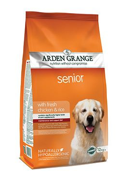 Arden Grange Dog Senior with fresh Chicken&Rice  12kg