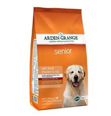 Arden Grange Dog Senior with fresh Chicken&Rice  12kg