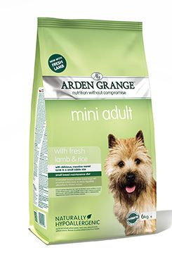 Arden Grange Dog Adult Mini with fresh Lamb&Rice  6kg