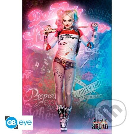 DC Comics Plagát Maxi Harley Quinn Suicide Squad
