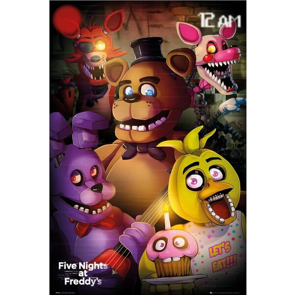 Plakát Five Nights At Freddys - Group (6)