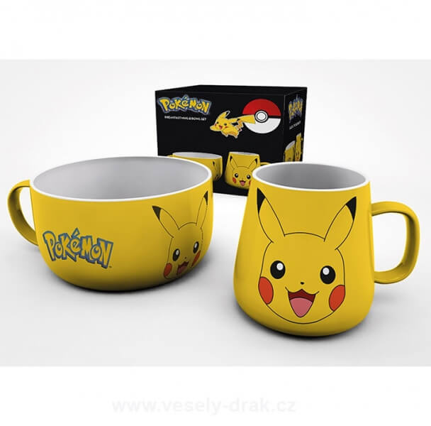 Snídaňový set Pokémon - Pikachu