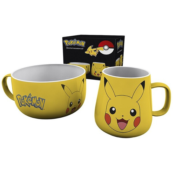 Snídaňový set Pokémon - Pikachu