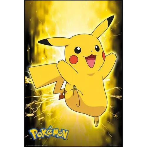 Plakát Pokémon - Pikachu Neon (9)