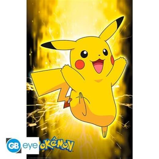 Plakát Pokémon - Pikachu Neon (9)