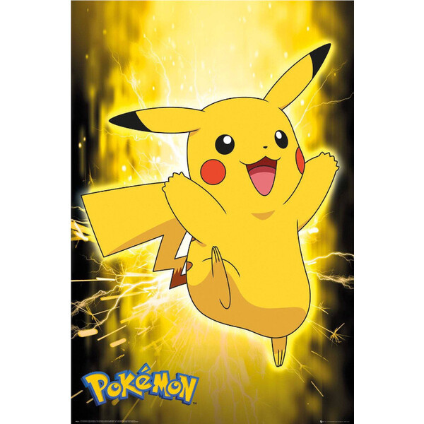 Plakát Pokémon - Pikachu Neon (9)
