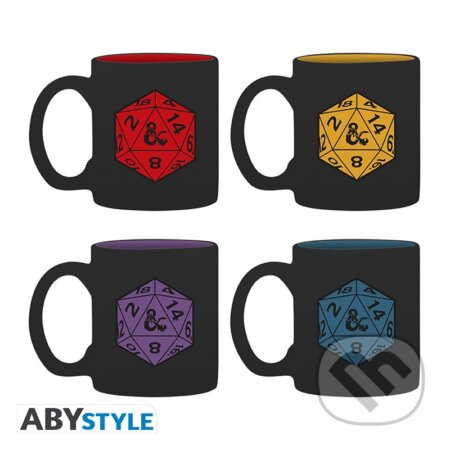 Dungeons and Dragons set espresso hrnčekov 4 ks