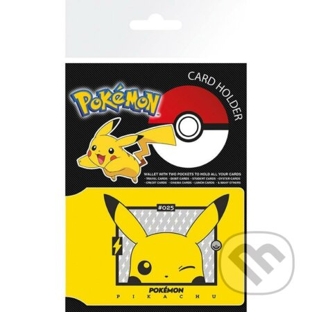 Pokémon Puzdro na platobné a vernostne karty - Mrkajúci Pikachu