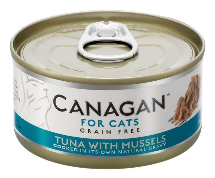 Canagan Cat konz. - Tuňák a mušle 75 g