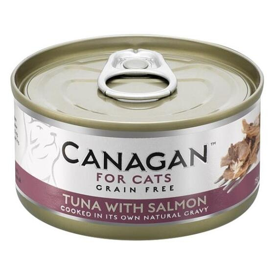 Canagan Cat konz. - Tuňák a Losos  75 g